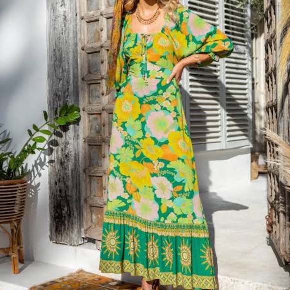 Nine Lives Bazaar Gigi maxi dress - Picture 1 of 5